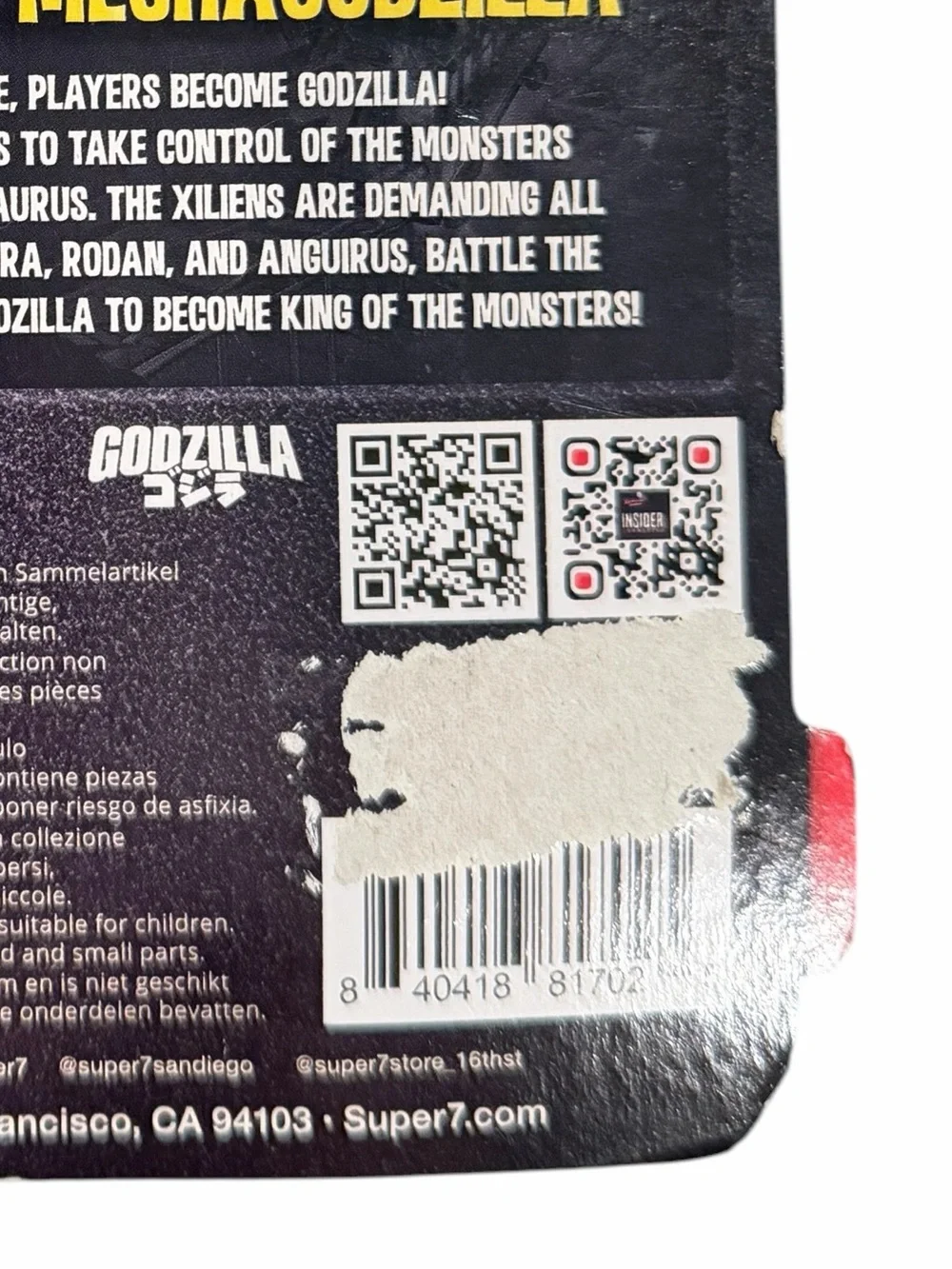 SOLD-Super7 Godzilla 1984 70th Anniversary Pinball Edition ReAction Figure
